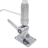 Seachoice 19521 Universal Antenna Ratchet-Mount Base, Chrome-Plated Brass