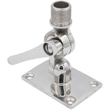 Seachoice 19722 Universal Antenna Ratchet-Mount Base, 316 Stainless Steel