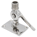 Seachoice 19722 Universal Antenna Ratchet-Mount Base, 316 Stainless Steel