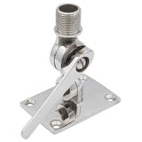 Seachoice 19722 Universal Antenna Ratchet-Mount Base, 316 Stainless Steel
