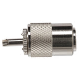 Seachoice PL259 Male Adapter, VHF Cable Antenna Connector