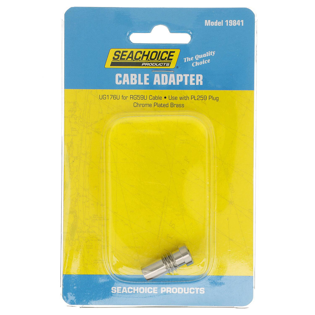 Seachoice UG176 Adapter, VHF Cable Antenna Connector