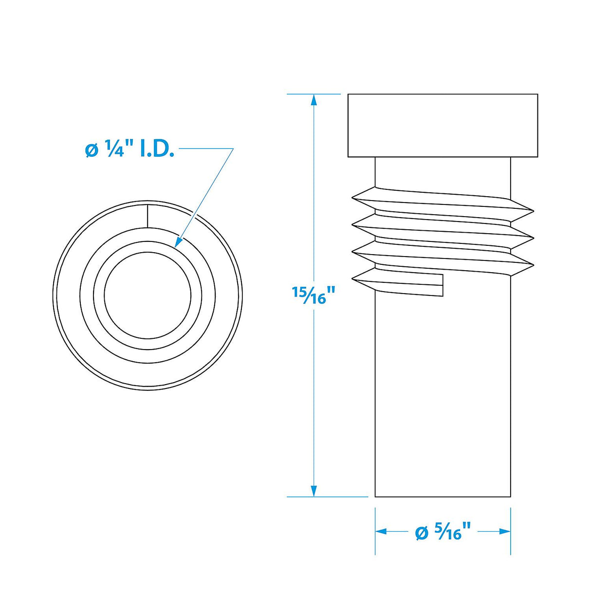Seachoice UG176 Adapter, VHF Cable Antenna Connector