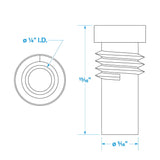 Seachoice UG176 Adapter, VHF Cable Antenna Connector