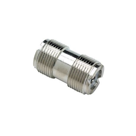 Seachoice PL258 Double Male Adapter, VHF Cable Antenna Connector