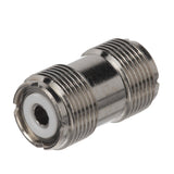 Seachoice PL258 Double Male Adapter, VHF Cable Antenna Connector