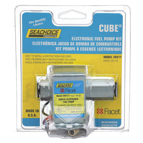 Seachoice Cube Electronic Fuel Pump, 3.5-5 PSI, 12 Volt Systems