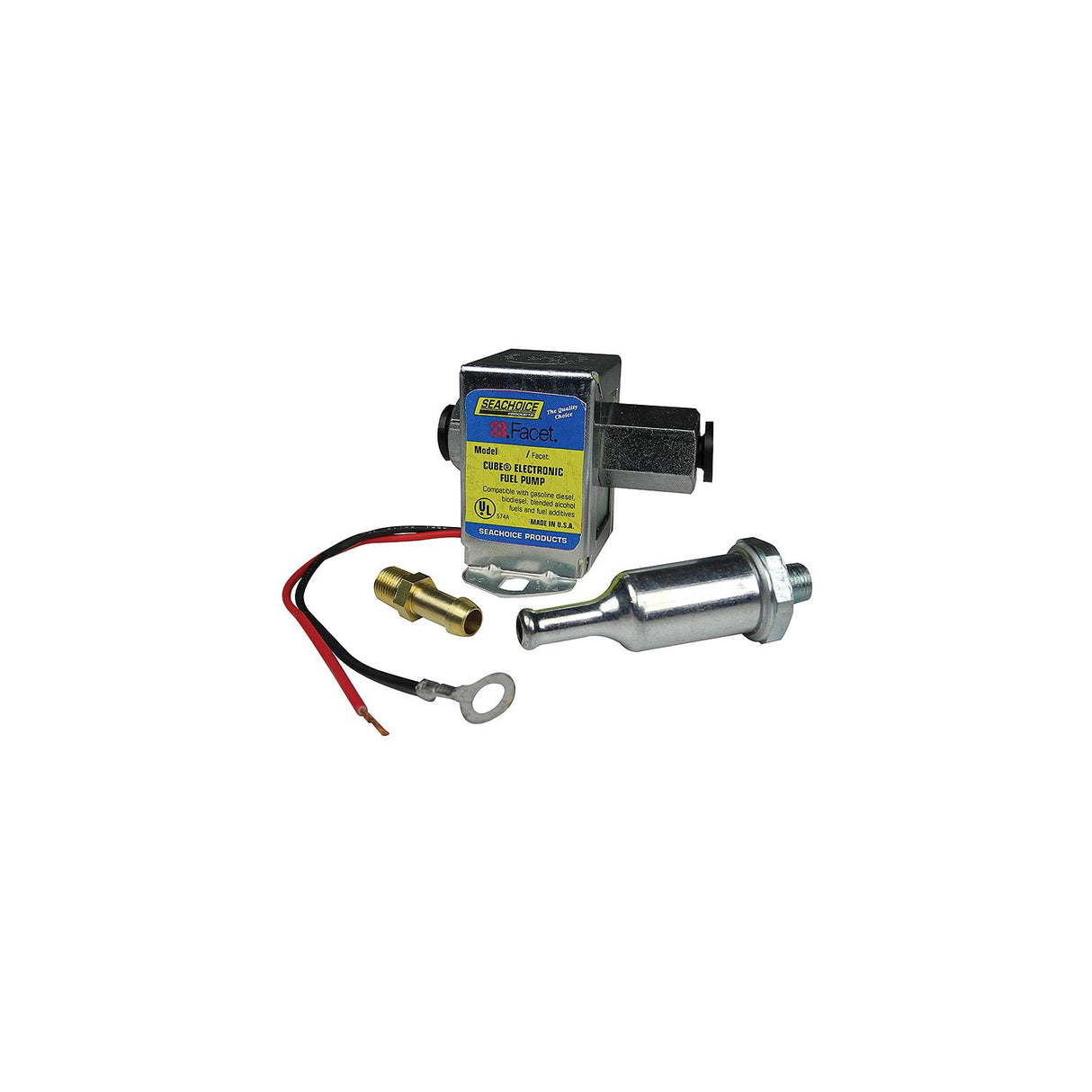 Seachoice Cube Electronic Fuel Pump, 3-4.5 PSI, 12 Volt Systems