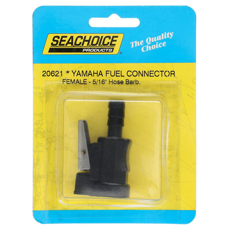 Seachoice Deluxe Fuel Connector Hose Fitting for Yamaha/Mercury, Female, 5/16 In. Barb