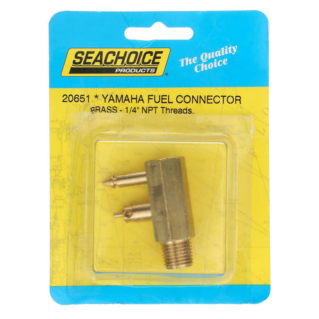 Seachoice Deluxe Fuel Connector Tank Fitting for Yamaha/ Mercury, Male, 1/4 In. NPT