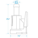 Seachoice Deluxe Fuel Connector Hose Fitting for Yamaha/Mercury, Female, 3/8 In. Barb