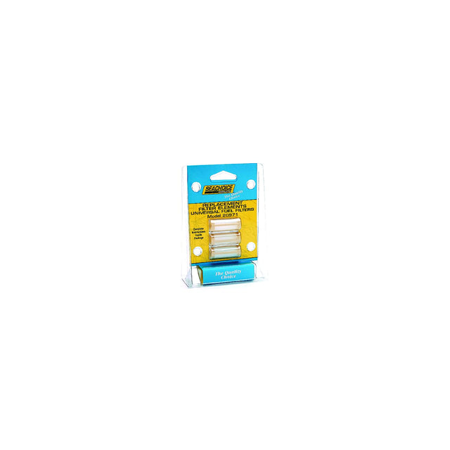 Seachoice Replacement Filters Only For 20941 In-Line Fuel Filter (Pack of 3)