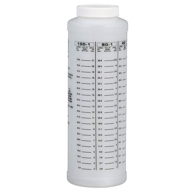 Seachoice 2-Cycle Engine, Oil to Gas Measuring Container, 32 Oz., Wide Mouth Bottle