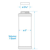 Seachoice 2-Cycle Engine, Oil to Gas Measuring Container, 32 Oz., Wide Mouth Bottle