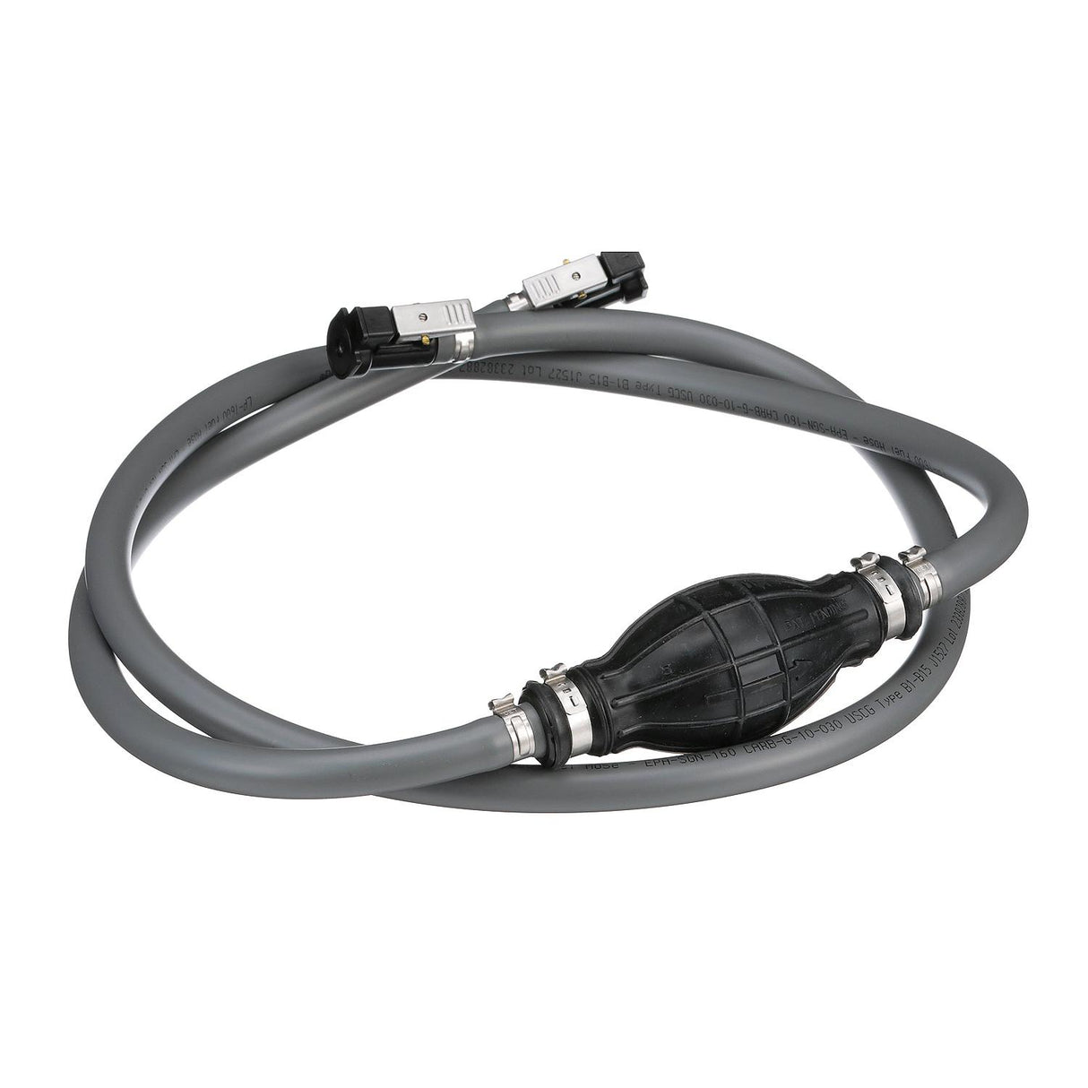 Seachoice 21371 Low Permeation Fuel Line Kit With High-Output Primer Bulb, Johnson/Evinrude, 3/8 In. X 7 Ft.
