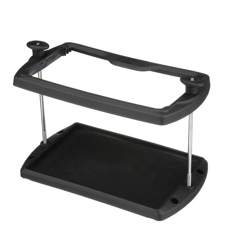 Seachoice USCG-Approved Premium Marine Group 24 Series Hold-Down Battery Tray, Black