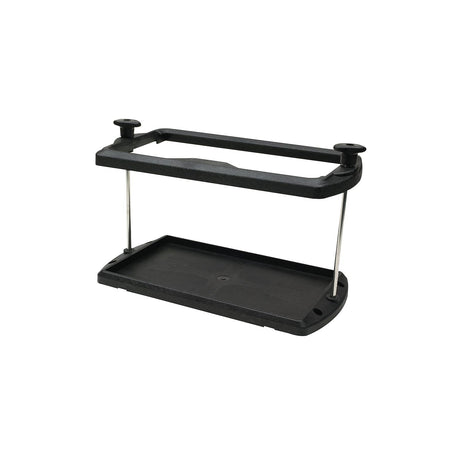 Seachoice USCG-Approved Premium Marine Group 27 Series Hold-Down Battery Tray, Black