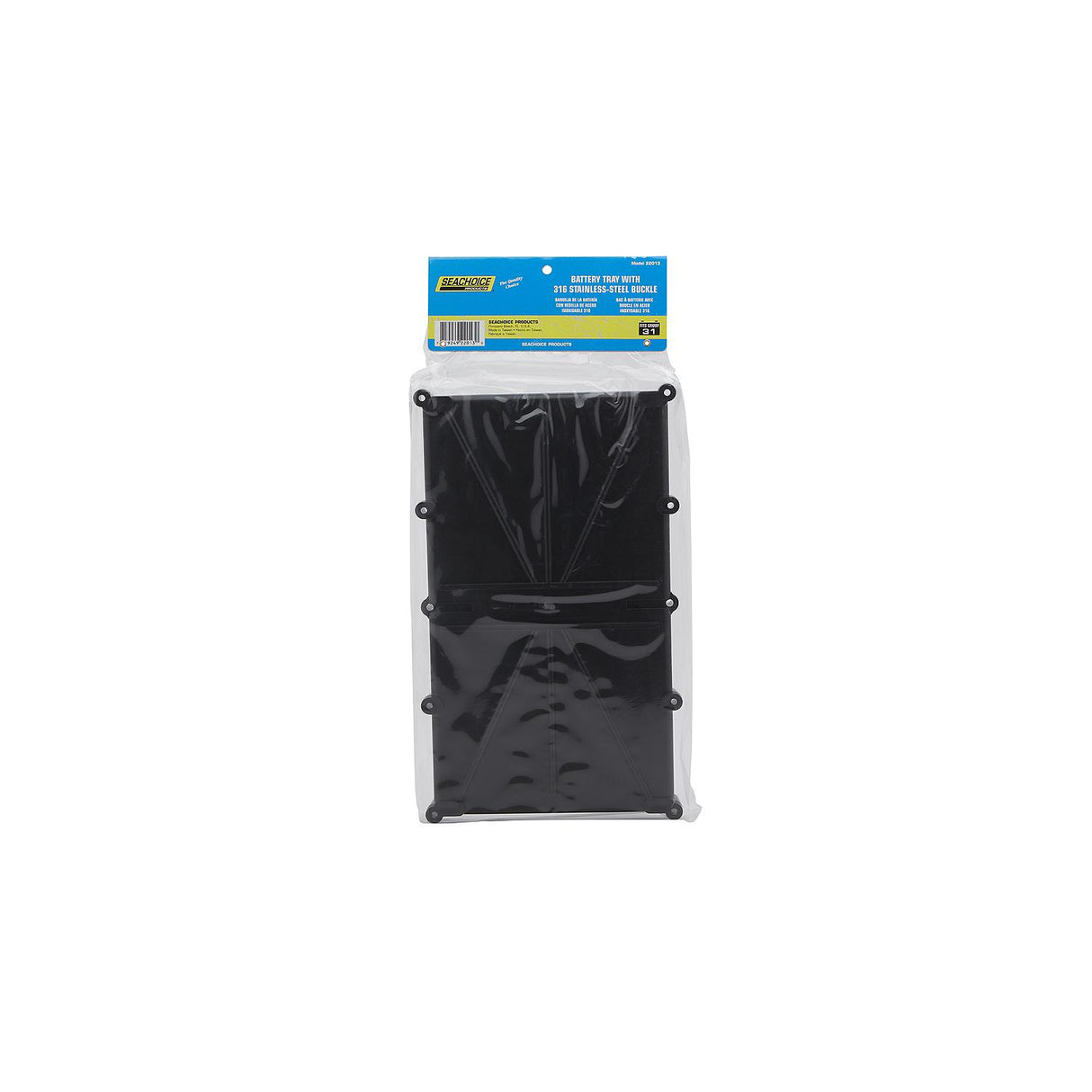 Seachoice Battery Tray with Stainless Steel Buckle, Group 29/31