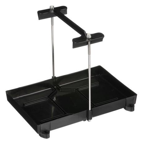 Seachoice 22021 USCG-Approved Marine Group 24 Series Hold-Down Battery Tray, Black