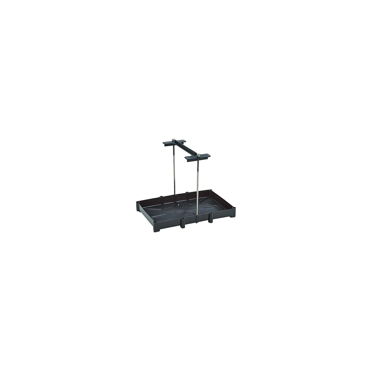 Seachoice USCG-Approved Marine Group 27 Series Hold-Down Battery Tray, Black