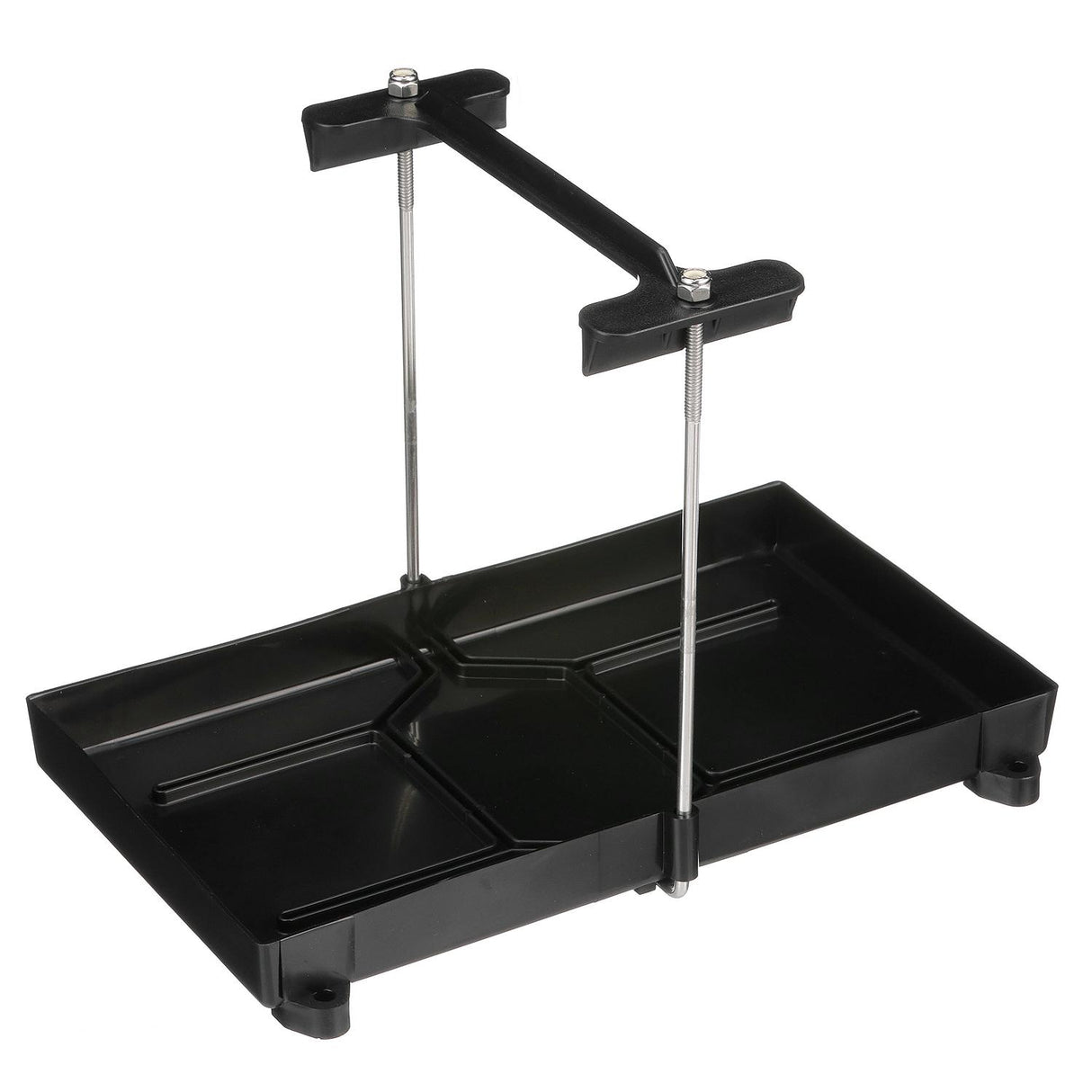 Seachoice USCG-Approved Marine Group 27 Series Hold-Down Battery Tray, Black