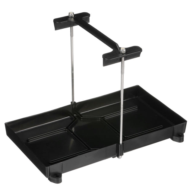 Seachoice USCG-Approved Marine Group 27 Series Hold-Down Battery Tray, Black