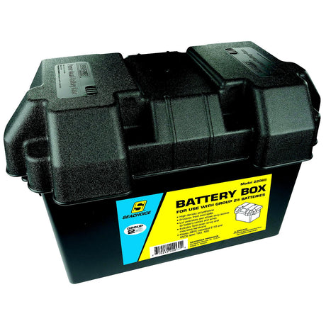 Seachoice USCG-Approved Marine Group 24 Series Standard Battery Box with Strap & Mounting Kit