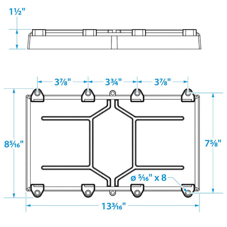 Seachoice Battery Tray, Group 29