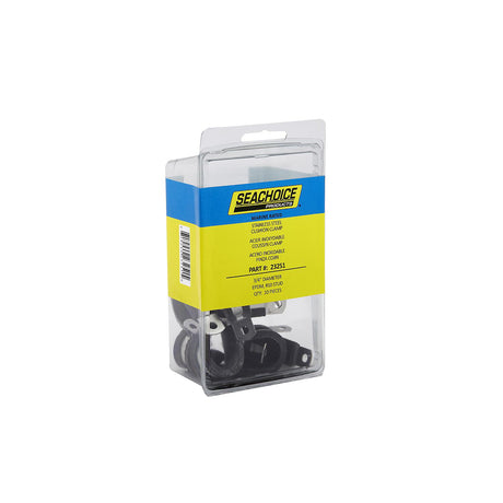 Seachoice Stainless Steel Cable Clamps, 3/4 In., EPDM