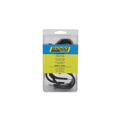 Seachoice Stainless Steel Cushion Clamp, 1-1/4 In.. EPDM