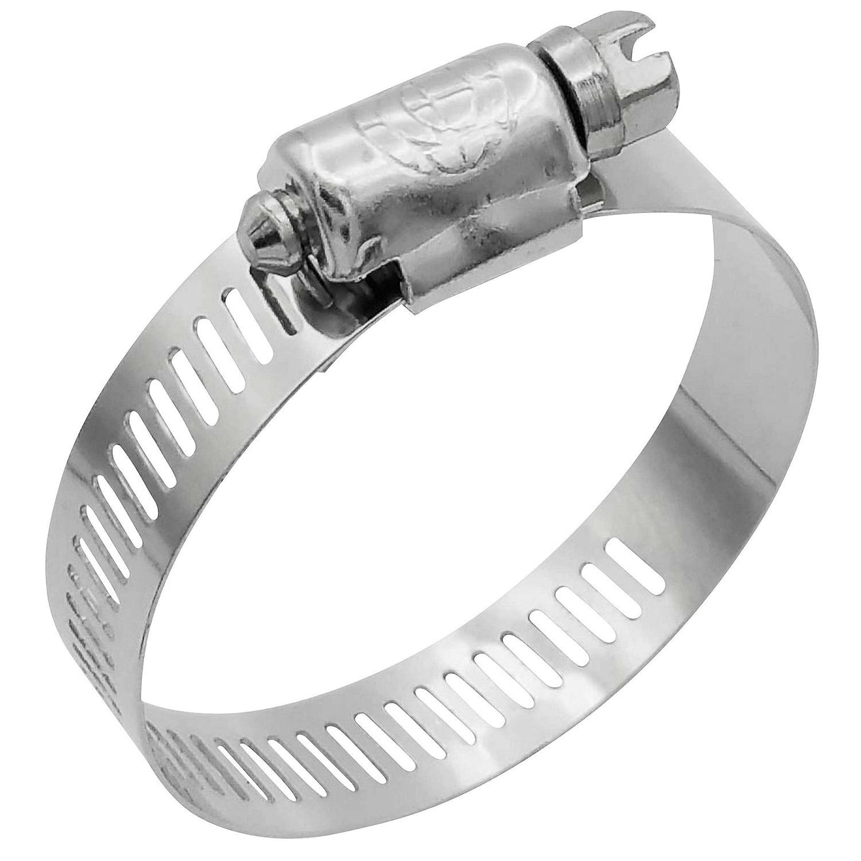 Seachoice 23381 Stainless-Steel Marine Hose Clamps, 1/2" Band, Size #8, 10/Bx