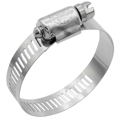 Seachoice 23383 Stainless-Steel Marine Hose Clamps, 1/2" Band, Size #10, 10/Bx