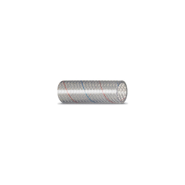 Seachoice 23541 Clear Reinforced PVC Tubing w/Red & Blue Tracer - 162 Series
3/8" x 50'