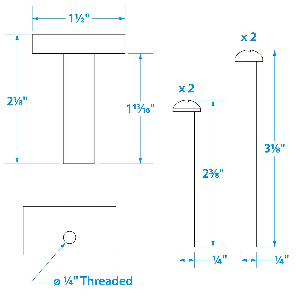 Seachoice 28071 Mounting Bolt and Isolator Kit for Motorguide Trolling Motors, Stainless Steel Screws