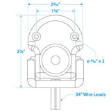 Seachoice Foot Control Switch For Manually Operated Trolling Motors, Rated Up to 50 Amps DC