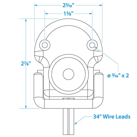 Seachoice Foot Control Switch For Manually Operated Trolling Motors, Rated Up to 50 Amps DC