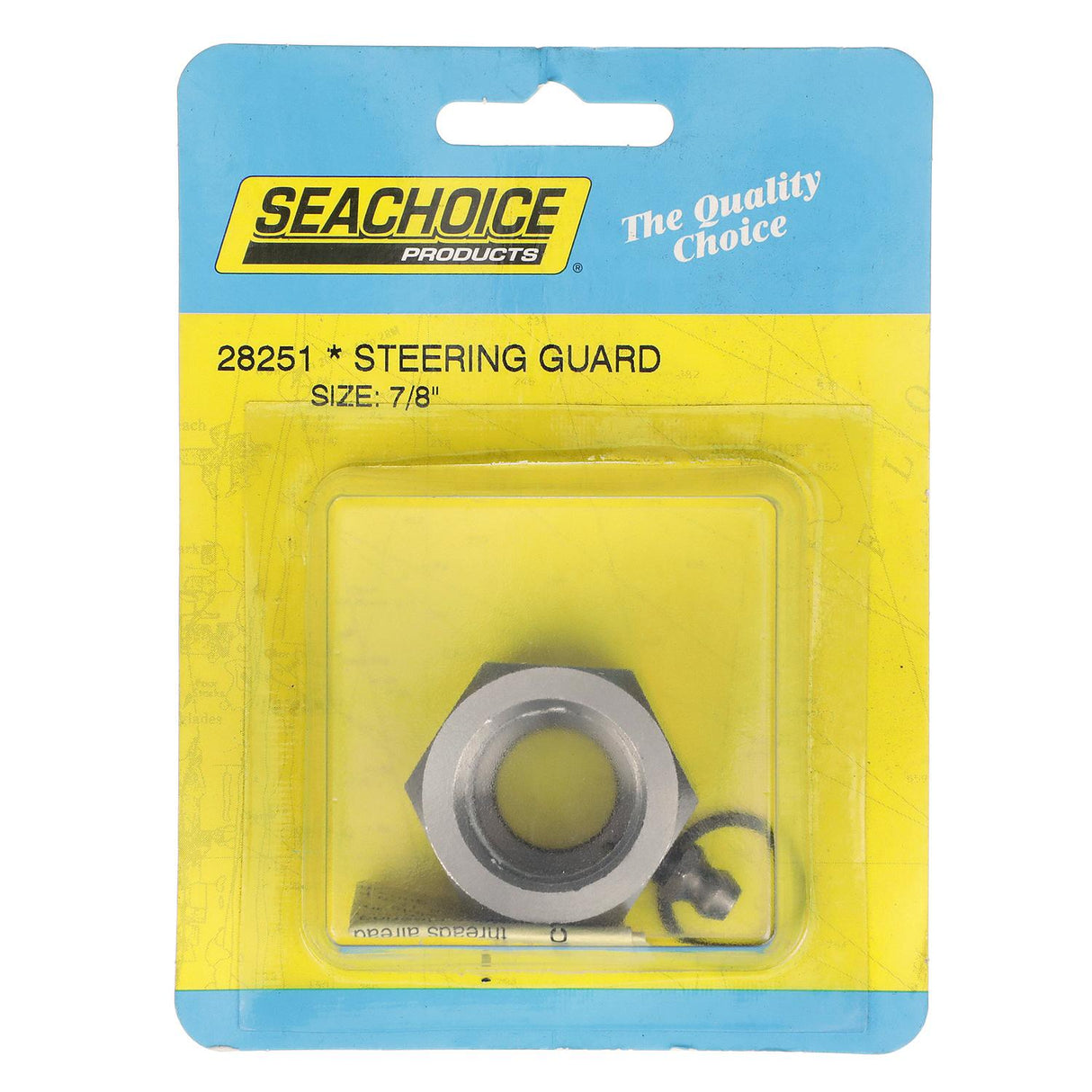 Seachoice Steering Guard, 7/8 in. Thread, for Honda, Mercury, Mariner, Johnson, Evinrude, Nissan, Suzuki, Tohatsu, Yamaha and Force