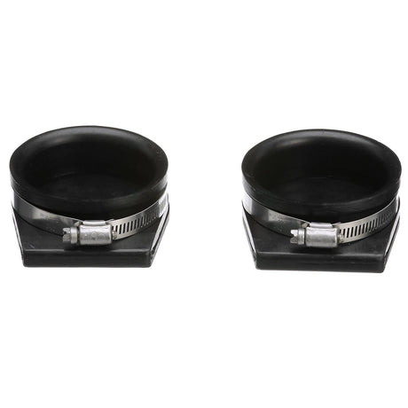 Seachoice Exhaust Guard Covers, Fits 4 in. OD Pipe, Black Rubber with Stainless Steel Hose Clamp