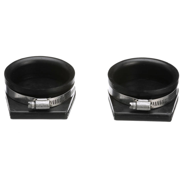 Seachoice Exhaust Guard Covers, Fits 4 in. OD Pipe, Black Rubber with Stainless Steel Hose Clamp