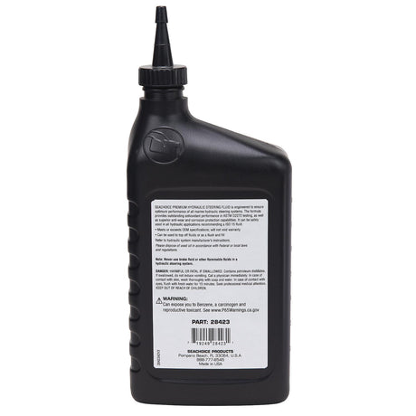 Seachoice 28423 Hydraulic Steering Fluid - Synthetic Blend, ISO 15, 1 Qt.