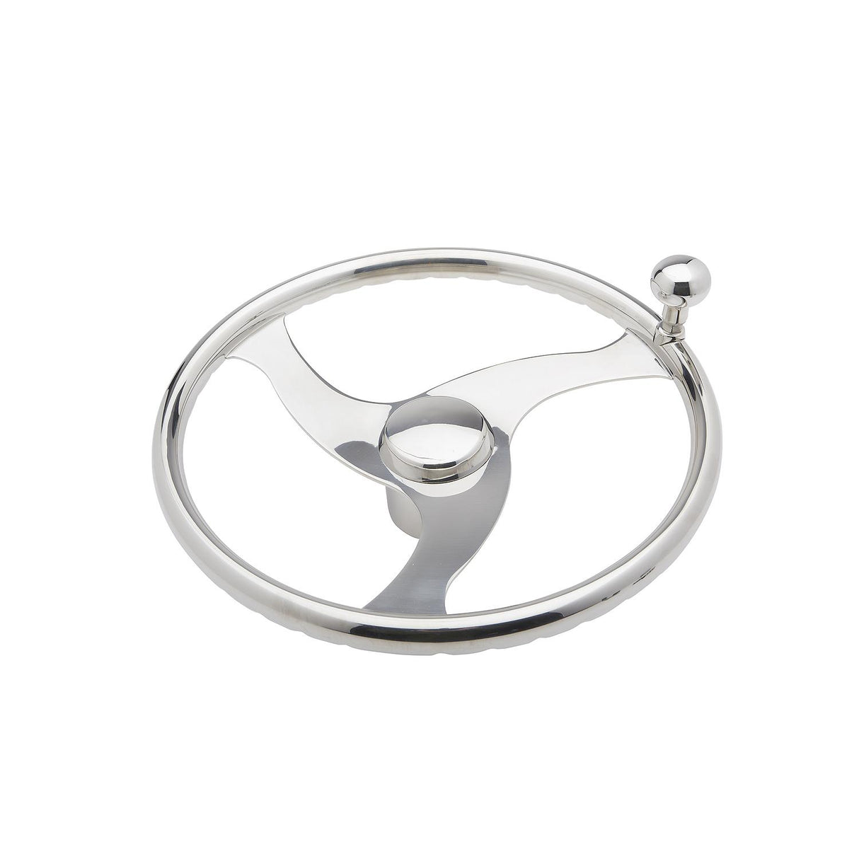 Seachoice 28611 13-1/2 In. Stainless Steel Steering Wheel w/ Knob
