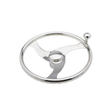 Seachoice 28611 13-1/2 In. Stainless Steel Steering Wheel w/ Knob