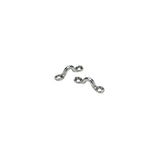 Seachoice Multi-Purpose Forged Stainless Steel 3/8 In. Eye Straps, Set of 4
