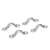 Seachoice Multi-Purpose Forged Stainless Steel 3/8 In. Eye Straps, Set of 4