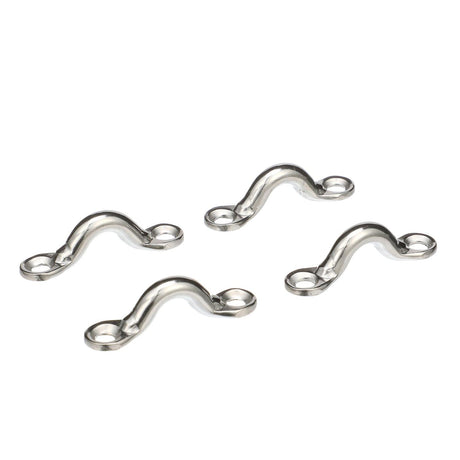 Seachoice Multi-Purpose Forged Stainless Steel 3/8 In. Eye Straps, Set of 4