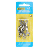 Seachoice Multi-Purpose Forged Stainless Steel 3/8 In. Eye Straps, Set of 4