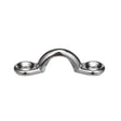Seachoice Multi-Purpose Chrome-Plated Zinc 3/8 in. Eye Straps, Set of 4