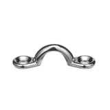 Seachoice Multi-Purpose Chrome-Plated Zinc 3/8 in. Eye Straps, Set of 4