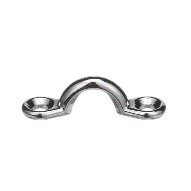 Seachoice Multi-Purpose Chrome-Plated Zinc 3/8 in. Eye Straps, Set of 4