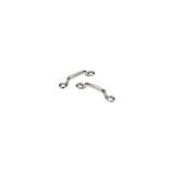 Seachoice Multi-Purpose Nickel-Plated Brass 1-7/32 In. Eye Straps, Set of 4